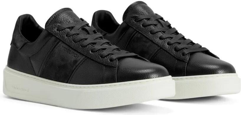 Woolrich Classic Court leren sneakers Blauw - Foto 4