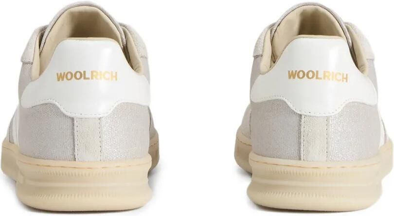 Woolrich Doubleu sneakers met suède details Grijs - Foto 3