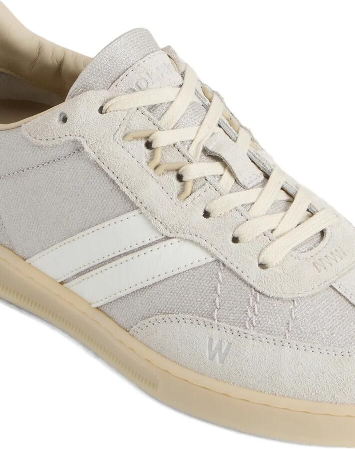 Woolrich Doubleu sneakers met suède details Grijs - Foto 2