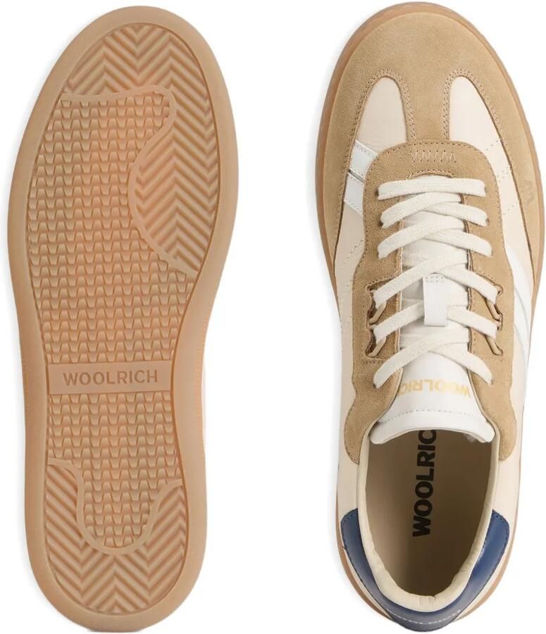 Woolrich Doubleu suède sneakers Beige - Foto 3