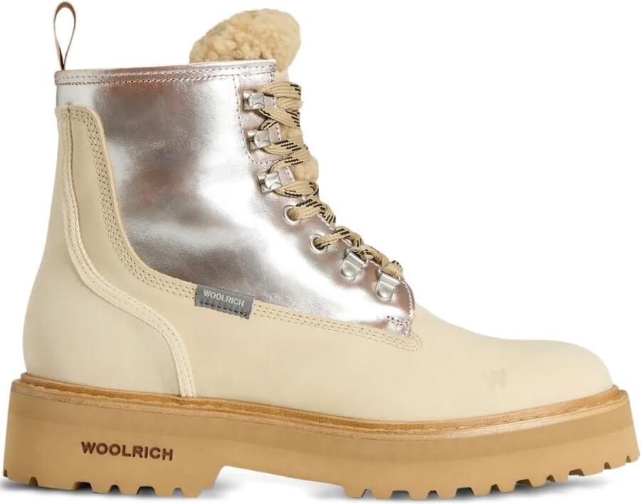 Woolrich Laarzen met metallic vlak Beige