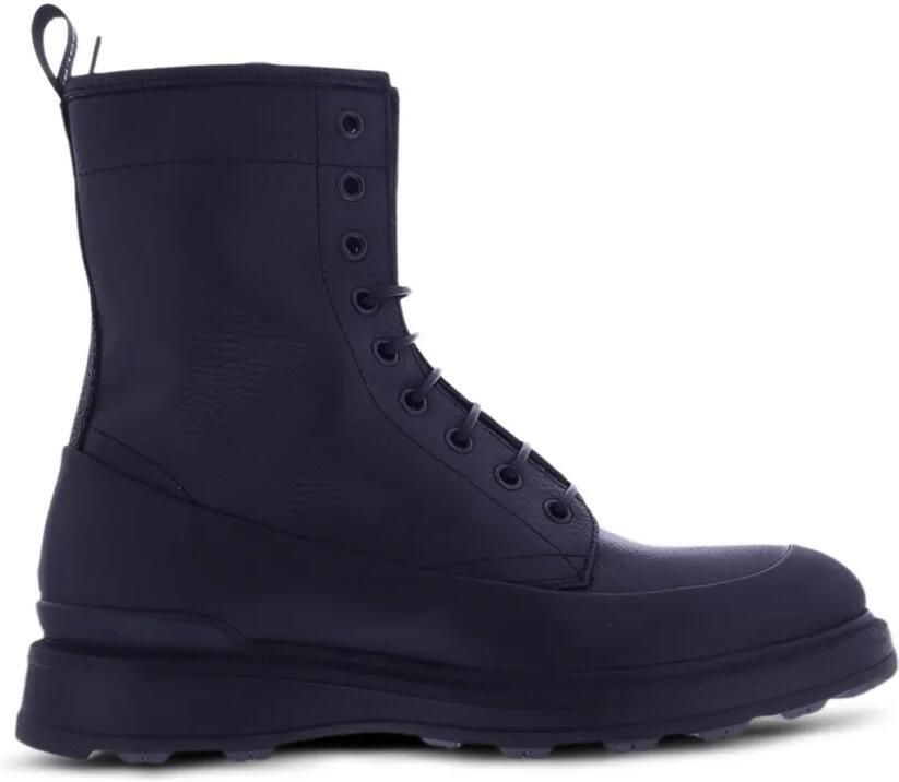 Woolrich lace-up panelled ankle boots Zwart