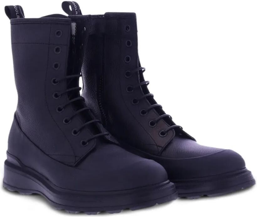 Woolrich lace-up panelled ankle boots Zwart - Foto 2