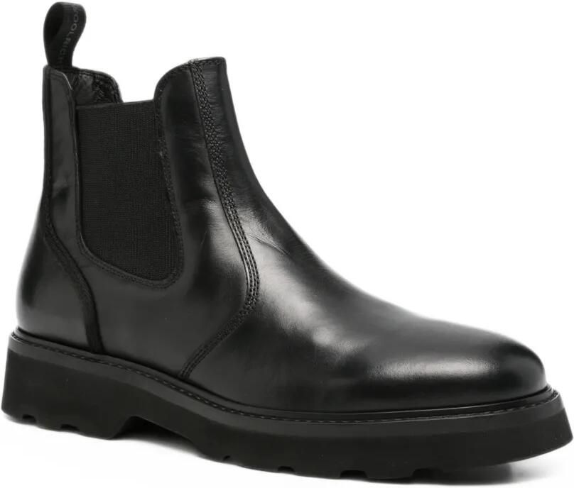 Woolrich leather Chelsea boots Zwart