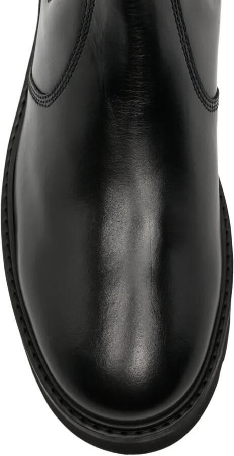 Woolrich leather Chelsea boots Zwart - Foto 4