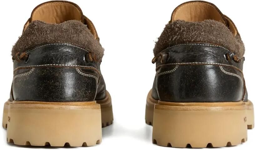 Woolrich Leren bootschoenen met veters Bruin - Foto 4