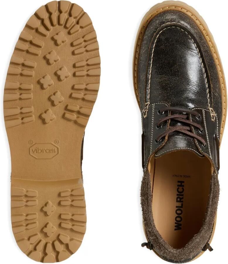 Woolrich Leren bootschoenen met veters Bruin - Foto 2