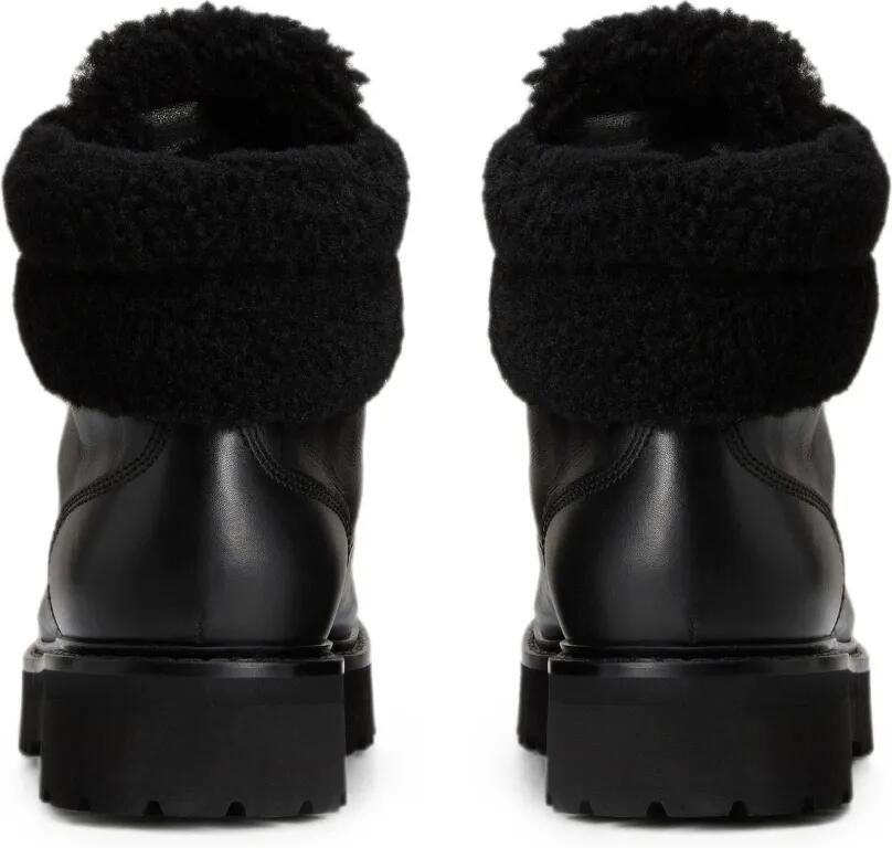 Woolrich Leren laarzen met textuur afwerking Zwart - Foto 3