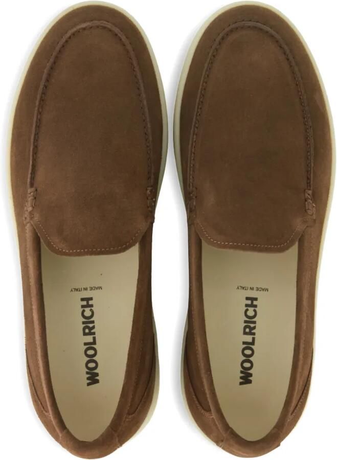 Woolrich Leren loafers Bruin