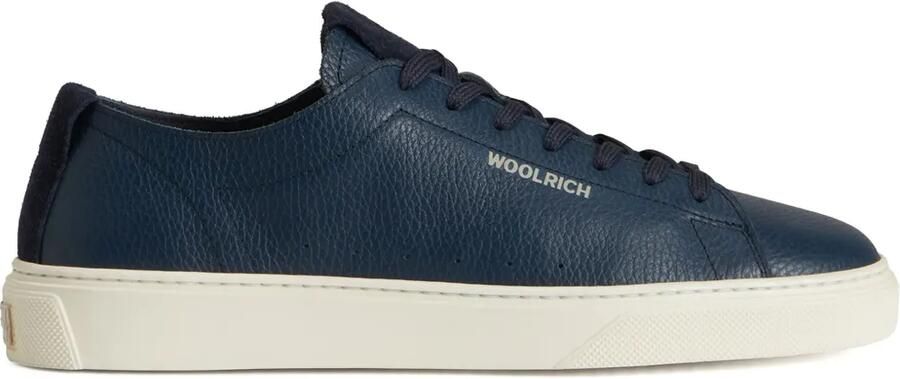 Woolrich Leren sneakers Blauw