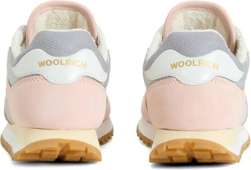 Woolrich Leren suède sneakers Roze