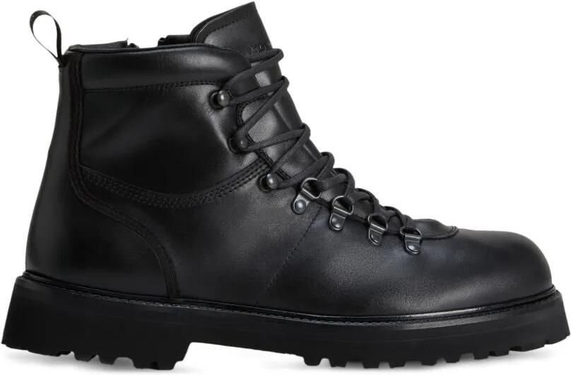 Woolrich Leren wandellaarzen Zwart - Foto 4