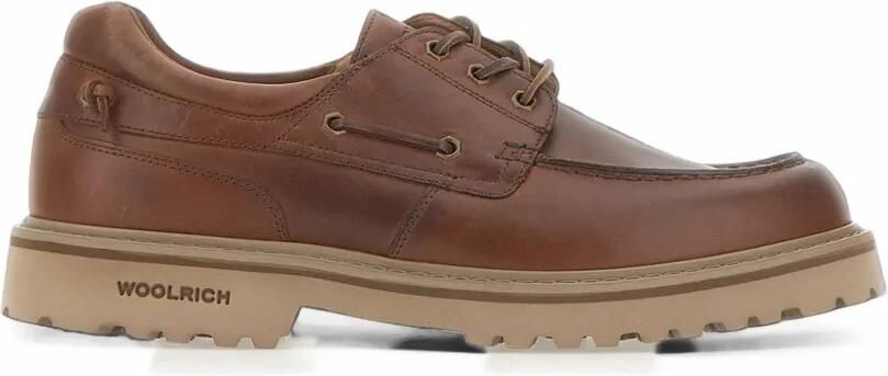 Woolrich lug-sole boat shoes Bruin