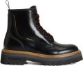 Woolrich Main combat boots met veters Zwart - Zwart
