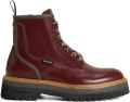 Woolrich Main leren combat boots Rood - Rood