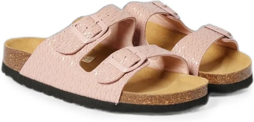 Woolrich Platte geweven leren sandalen Roze - Foto 3