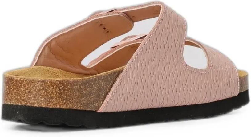Woolrich Platte geweven leren sandalen Roze - Foto 2