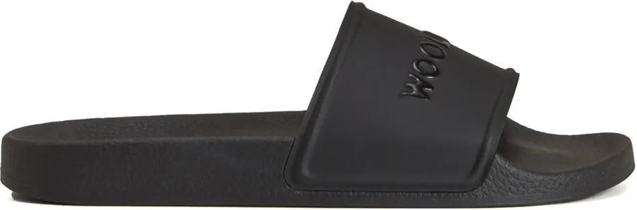 Woolrich Sandalen met logo-reliëf Zwart