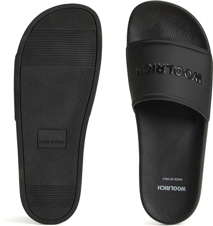 Woolrich Sandalen met logo-reliëf Zwart - Foto 2