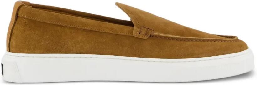 Woolrich Leren loafers Bruin