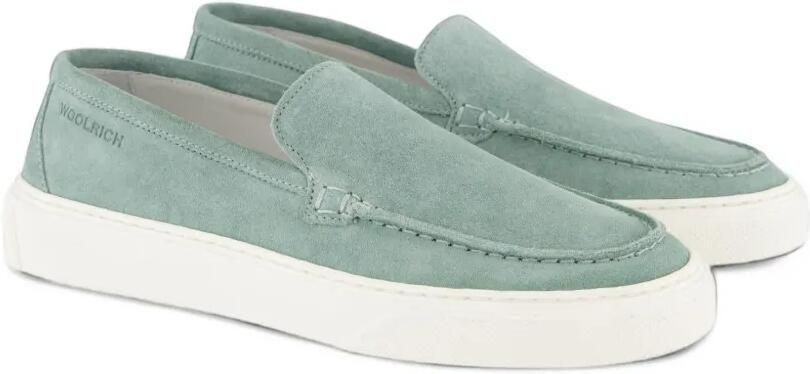 Woolrich Suède loafers Groen - Foto 2