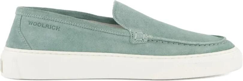 Woolrich Suède loafers Groen