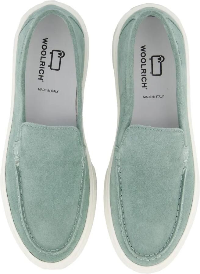 Woolrich Suède loafers Groen - Foto 3
