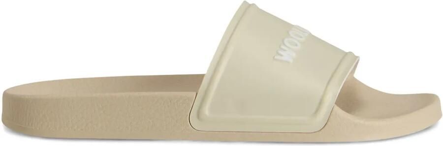 Woolrich Slippers met logo-reliëf Beige