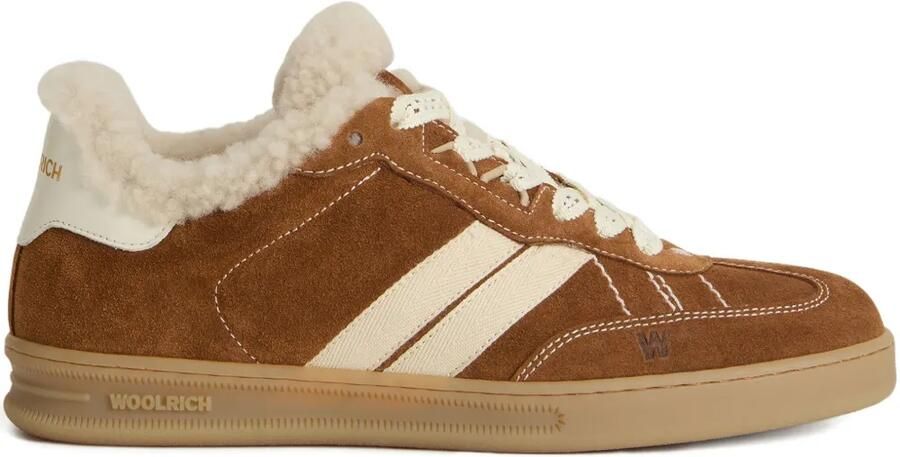 Woolrich Sneakers met lammy voering en streep FCA