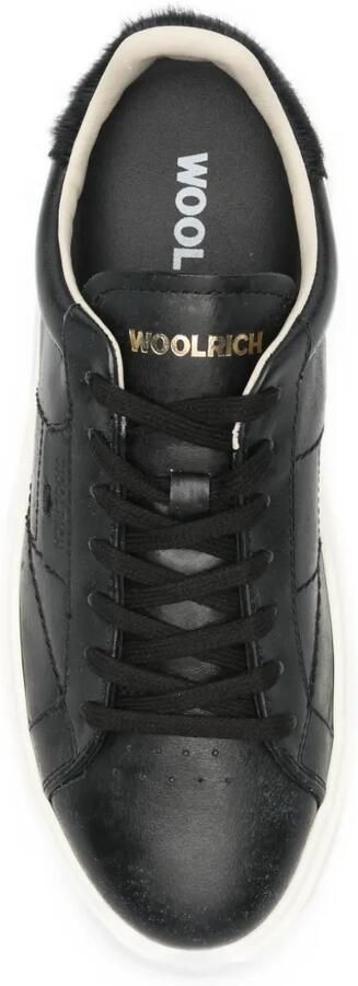 Woolrich Sneakers met leren vlakken Zwart