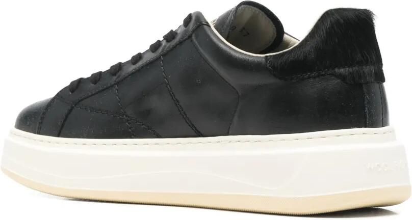 Woolrich Sneakers met leren vlakken Zwart - Foto 2
