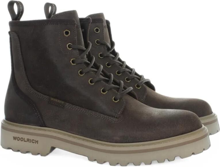 Woolrich suede hiking boots Bruin