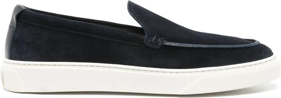 Woolrich Suède loafers Blauw