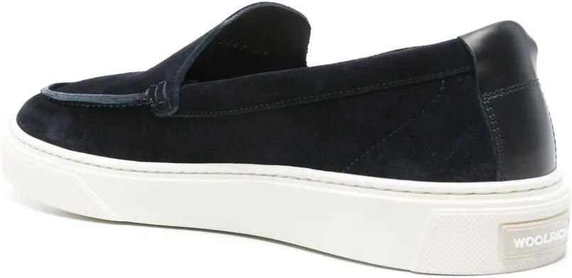 Woolrich Suède loafers Blauw - Foto 3