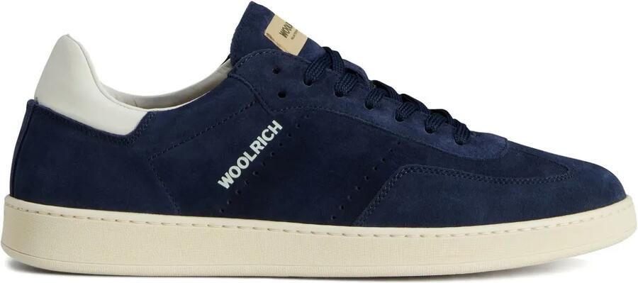 Woolrich Suède low-top sneakers Blauw
