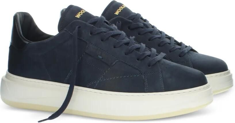 Woolrich suede panelled sneakers Blauw