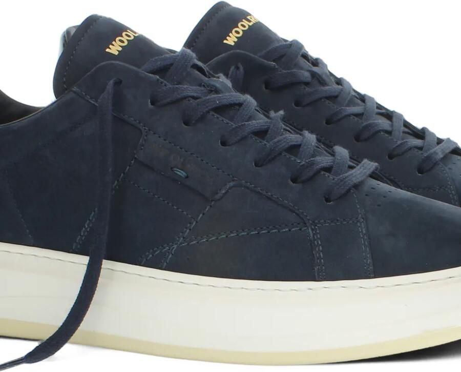 Woolrich suede panelled sneakers Blauw - Foto 2