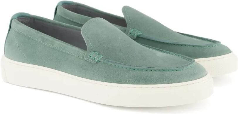 Woolrich Suède loafers Groen - Foto 4