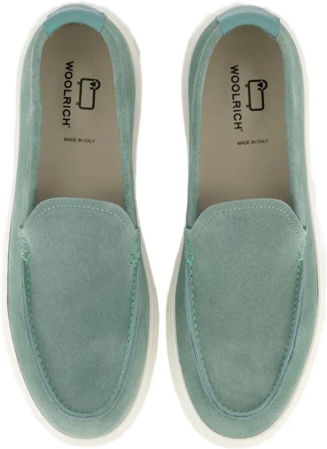 Woolrich Suède loafers Groen - Foto 3