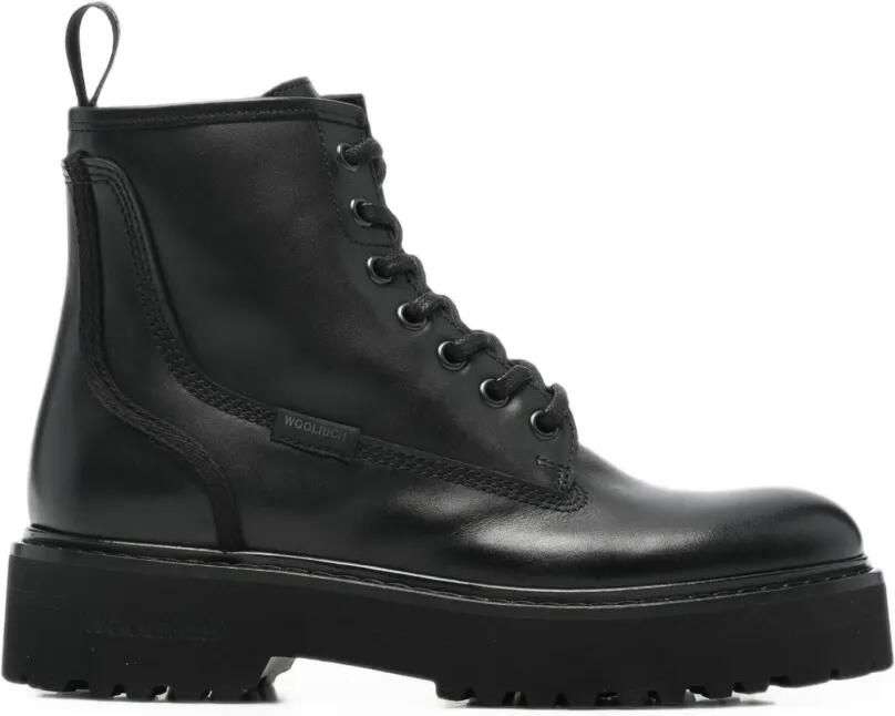 Woolrich Veterlaarzen met plateauzool Zwart