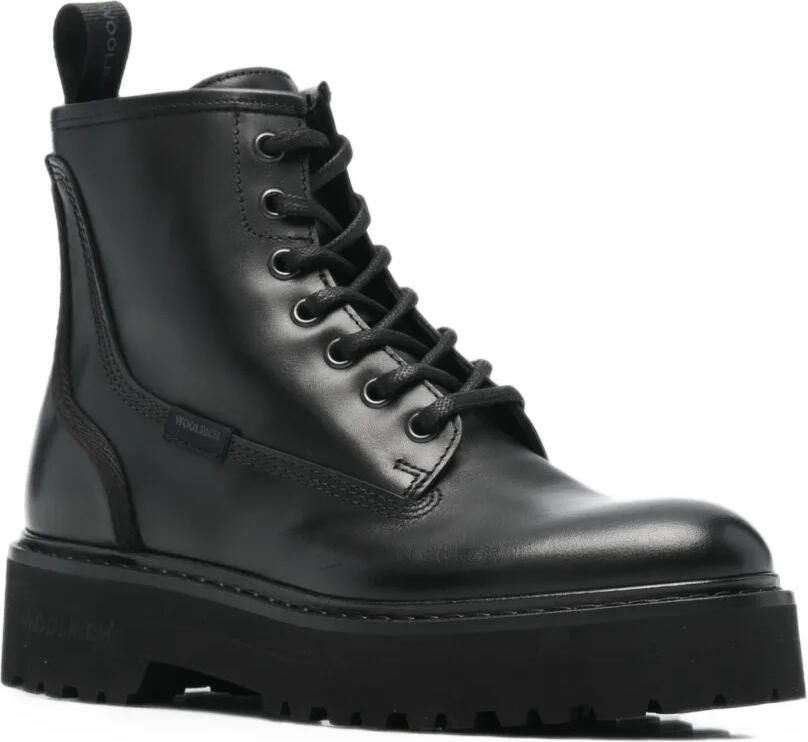 Woolrich Veterlaarzen met plateauzool Zwart - Foto 3