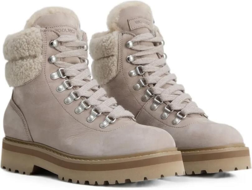 Woolrich Veterlaarzen met textuur afwerking Beige - Foto 5
