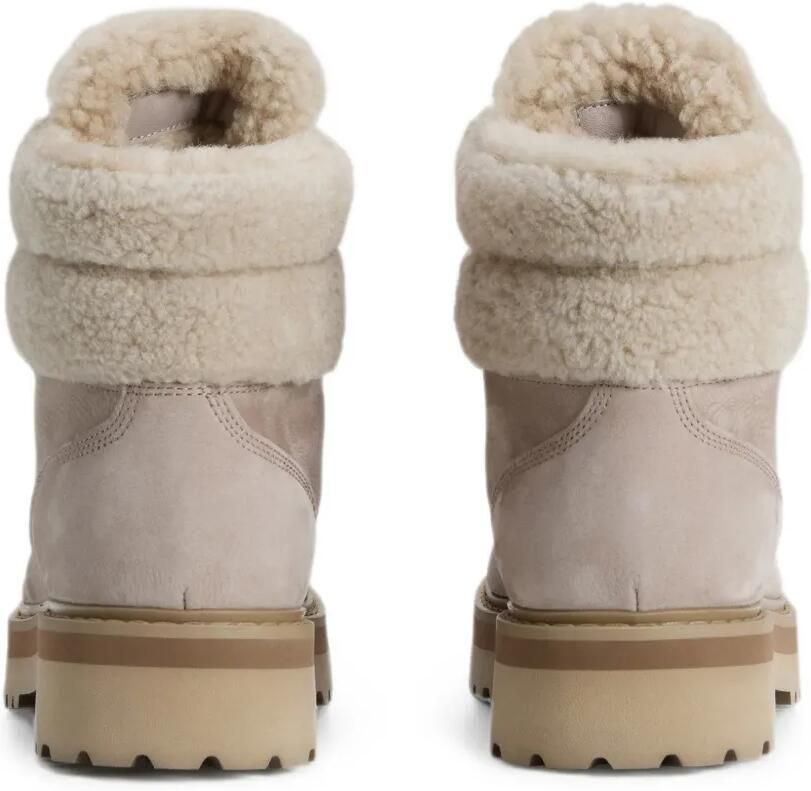 Woolrich Veterlaarzen met textuur afwerking Beige - Foto 3