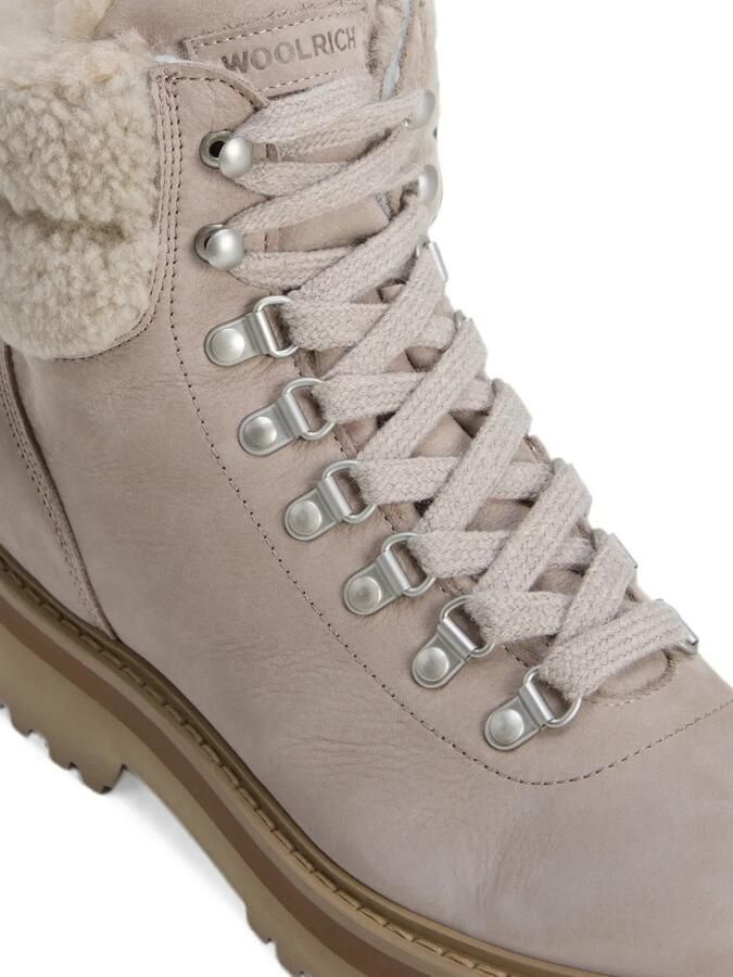 Woolrich Veterlaarzen met textuur afwerking Beige - Foto 4