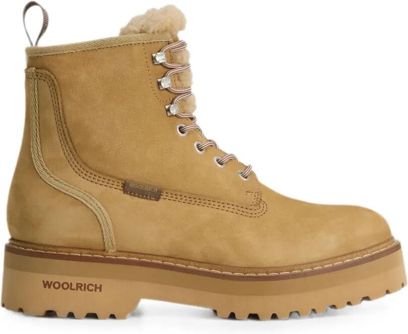 Woolrich Wandellaarzen met textuur afwerking Bruin