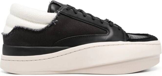 Y-3 Centennial Lo leren sneakers Zwart