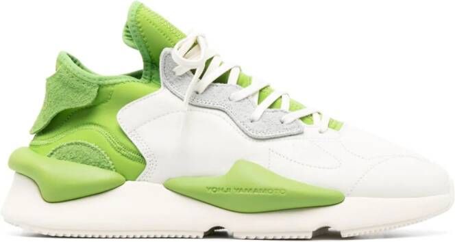 Y-3 Kaiwa sneakers met vlakken Groen