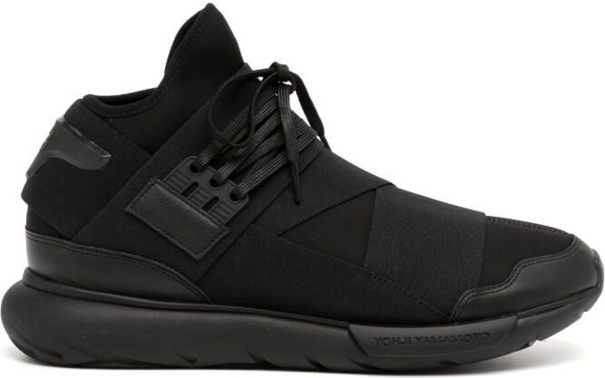 Y-3 Qasa High 'Triple Black' sneakers Zwart