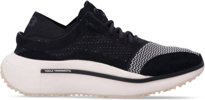 Y-3 Qisan gebreide sneakers Zwart