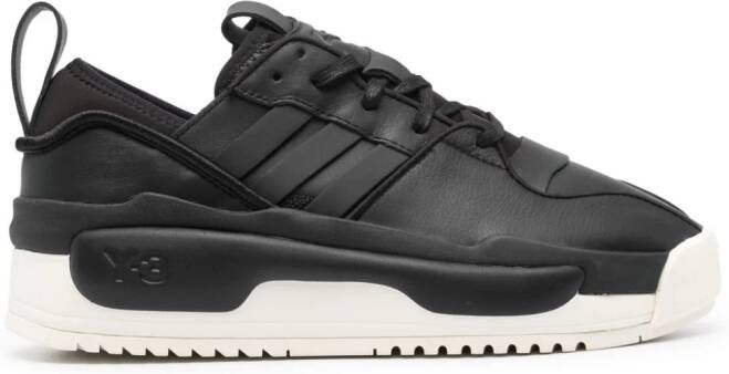 Y-3 Rivalry low-top leren sneakers Zwart